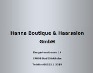 Hanna Boutique & Haarsalon GmbH