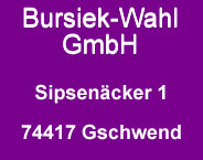 Lagerverkauf Bursiek-Wahl GmbH Strumpfwaren